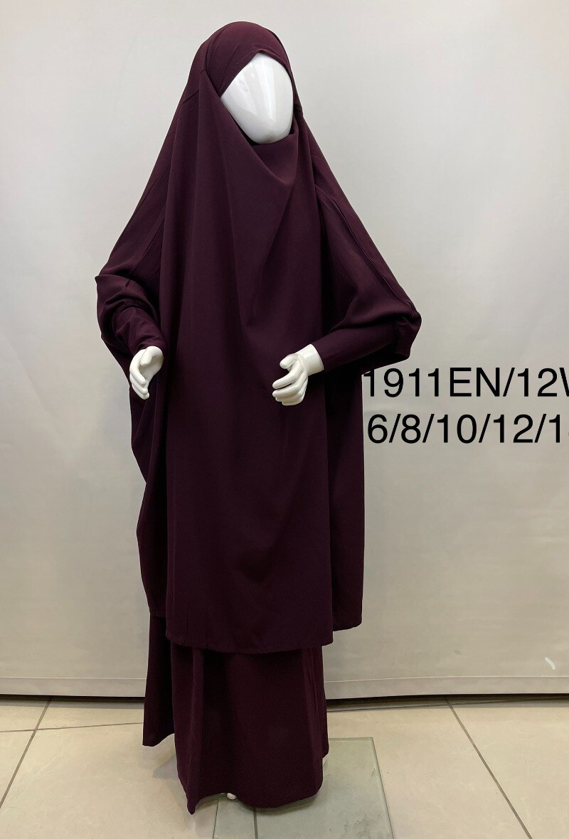 Wholesaler Aawoe Paris® - Children's Jilbab - Sizes from 6 to 14 Years