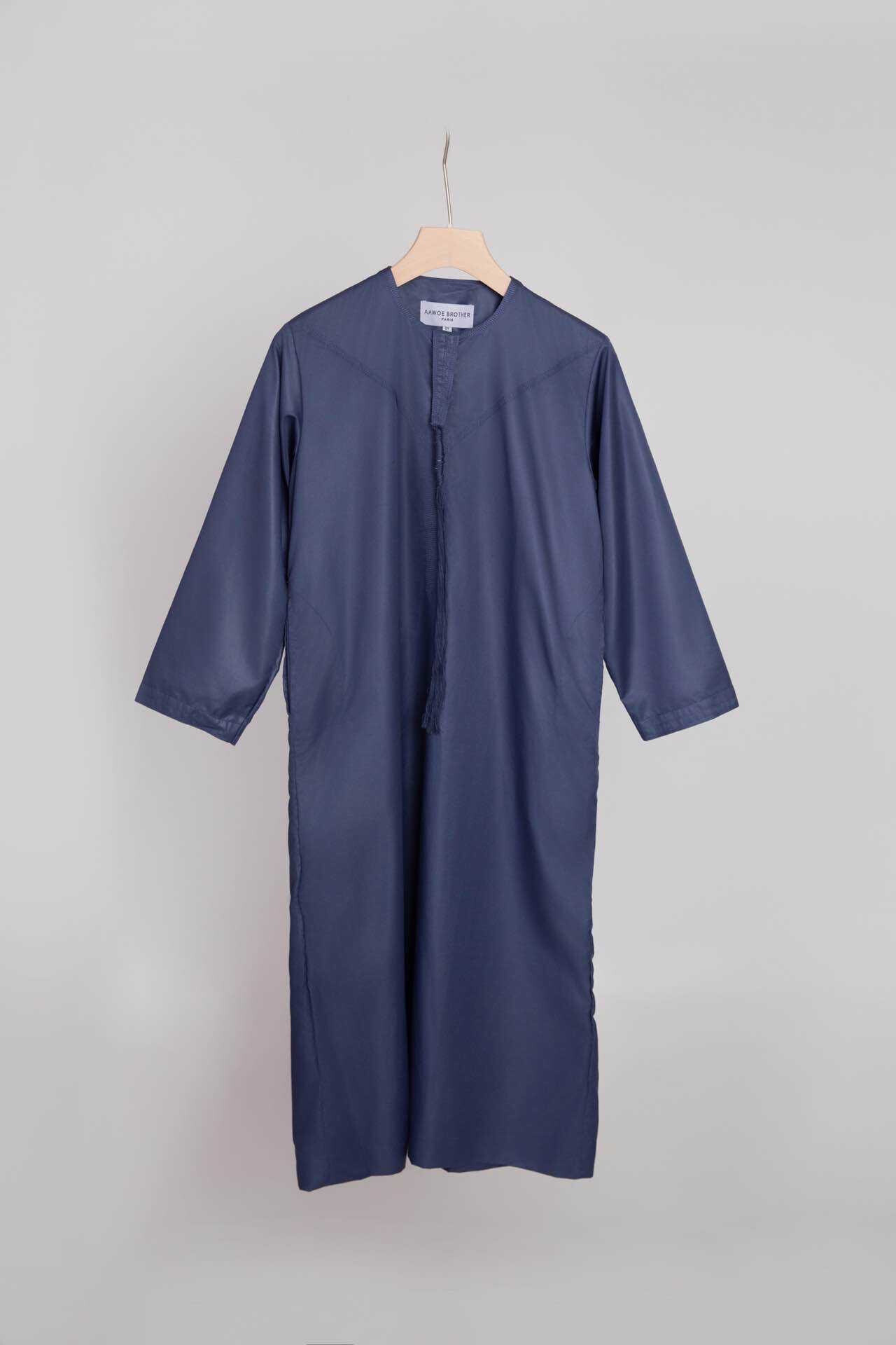 Grossista Aawoe Paris® - Bambini Qamis con ricamo e collo rotondo - eleganza e comfort
