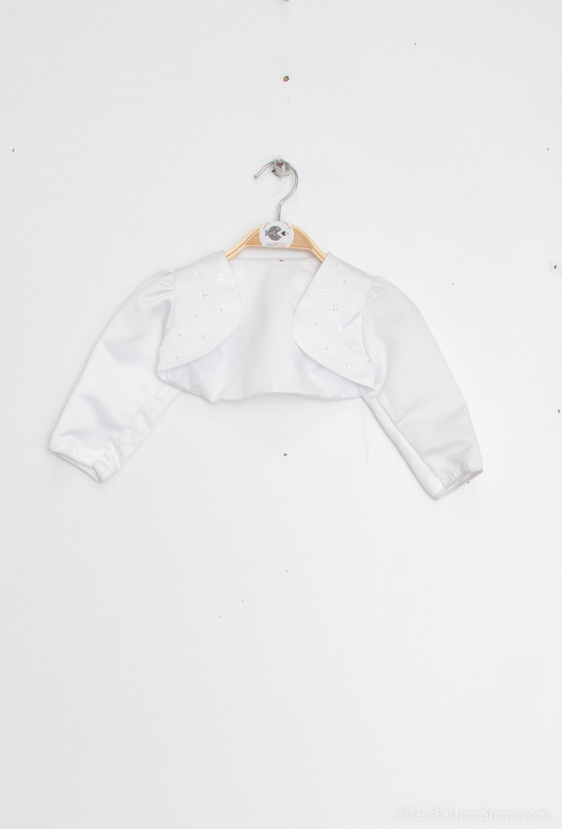 Wholesaler AMI AMIE BB BOUM - Baby satin bolero