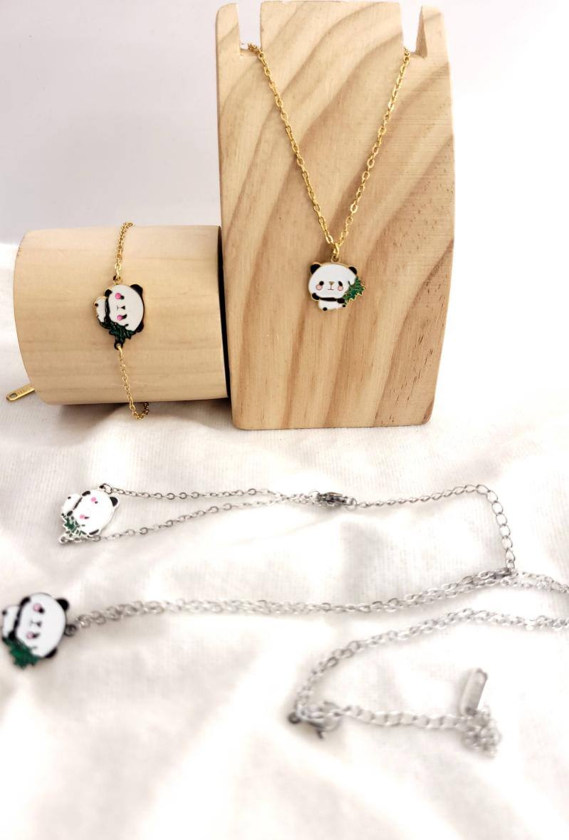 Grossista Bijoussimo - Set di gioielli in acciaio per bambini