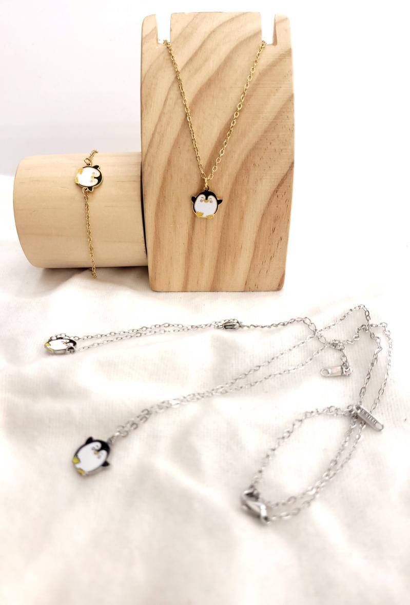 Grossista Bijoussimo - Set di gioielli in acciaio per bambini