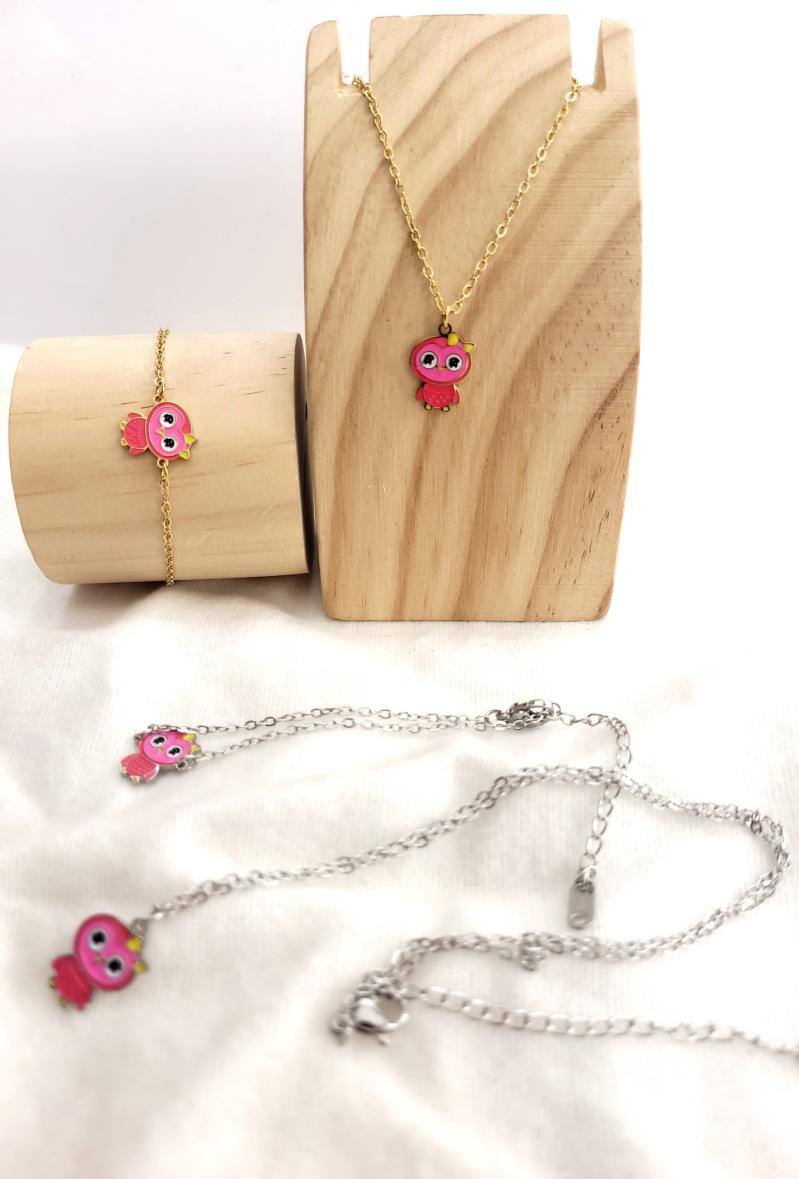 Großhändler Bijoussimo - Kinder-Schmuckset aus Stahl