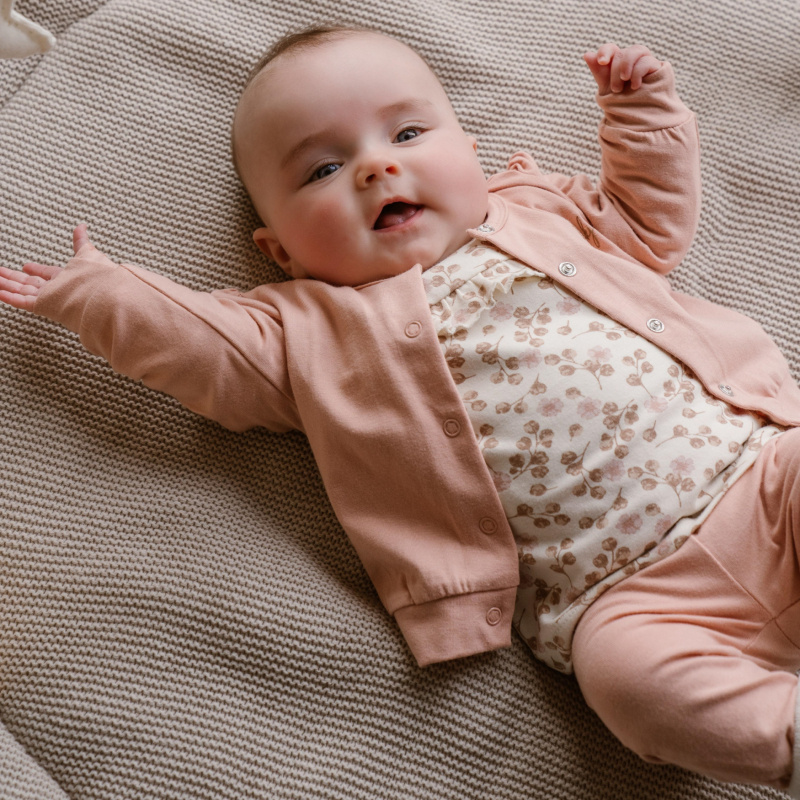 Wholesaler BLUE WHITE - BABY GIRL 3 PIECE SET