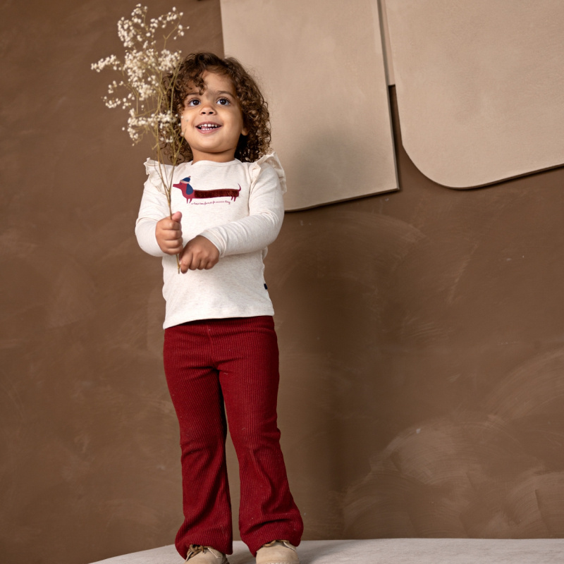 Wholesaler BLUE WHITE - BABY GIRL’S T-SHIRT