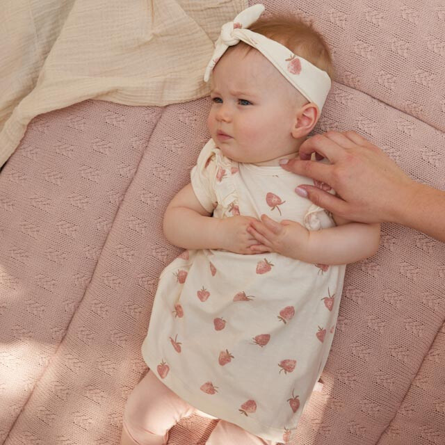 Wholesaler BLUE WHITE - Baby girl set