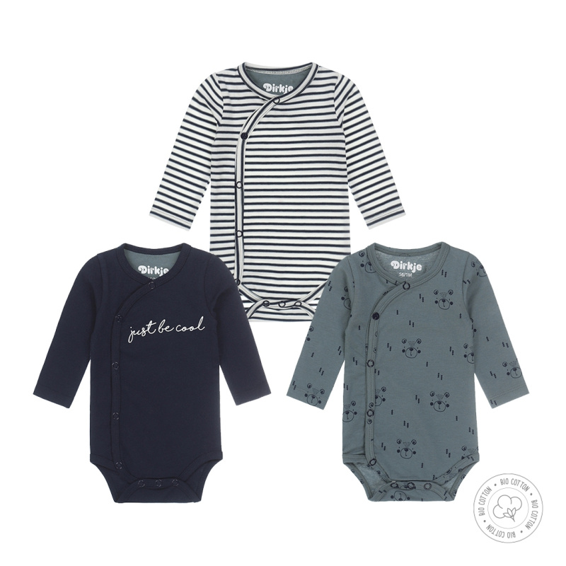 Grossiste BLUE WHITE - ENSEMBLE DE 3 BODY