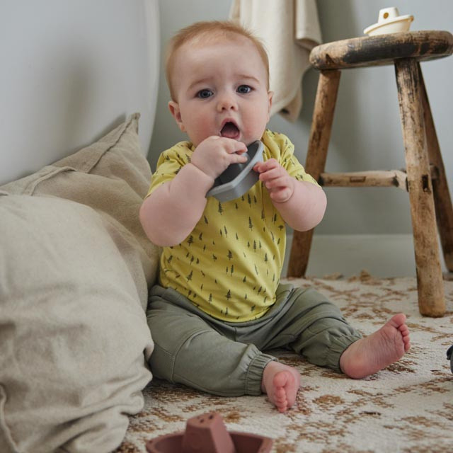 Wholesaler BLUE WHITE - Baby Baby Pants
