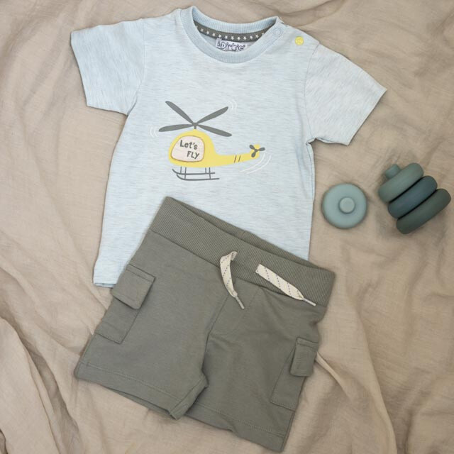 Grossiste BLUE WHITE - SHORT BÉBÉ GARÇON