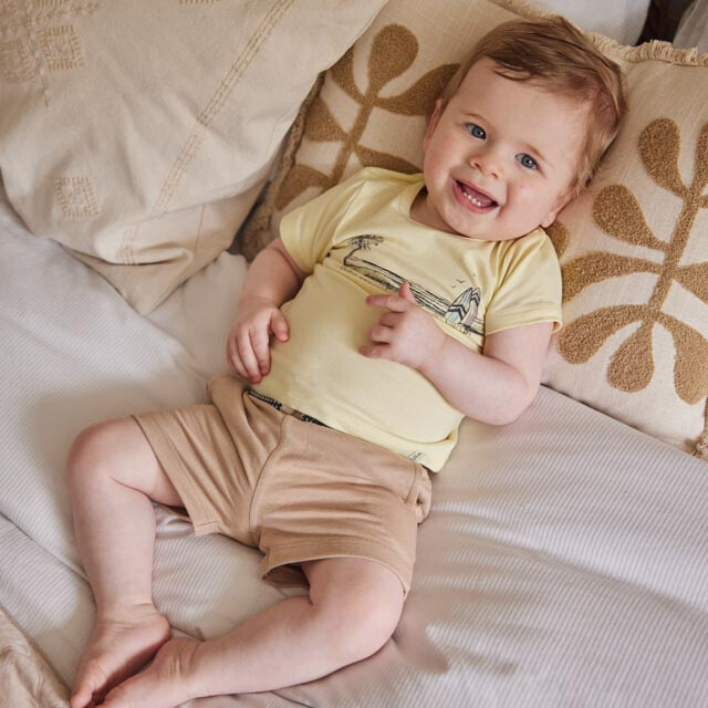 Großhändler BLUE WHITE - Baby -Boy -Shorts