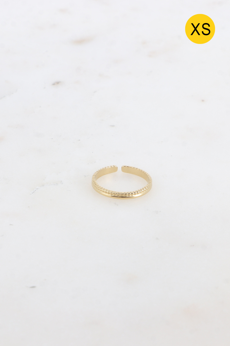 Mayorista Bohm - Anillo XS - efecto liso y estriado