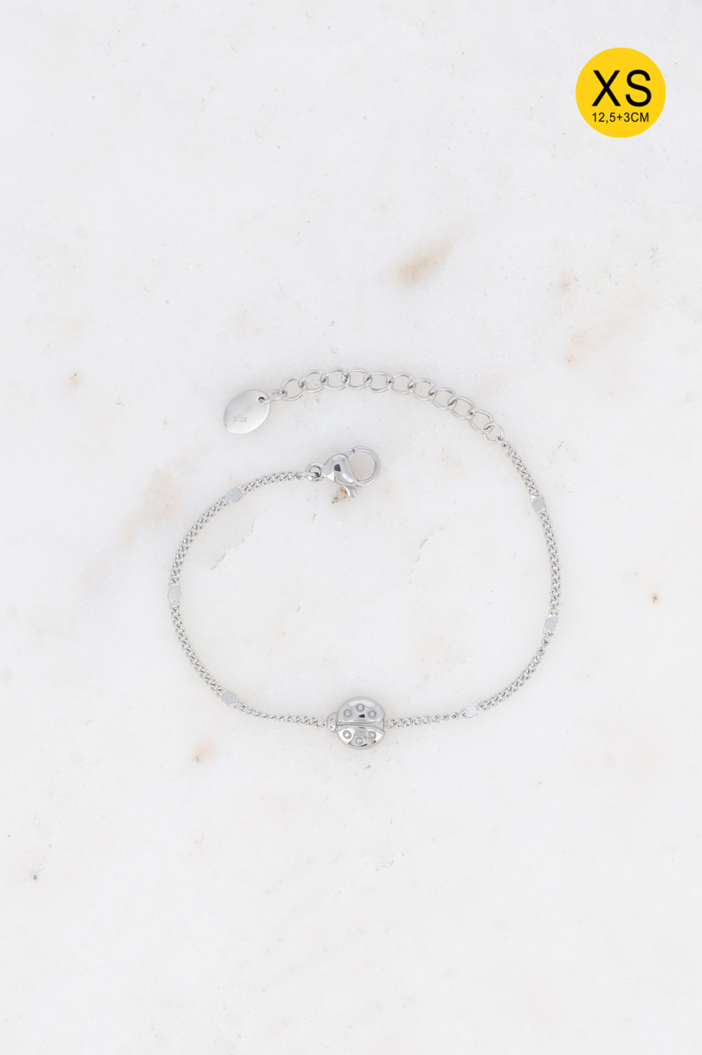 Grossiste Bohm - Bracelet XS - coccinelle aux tâches gravées