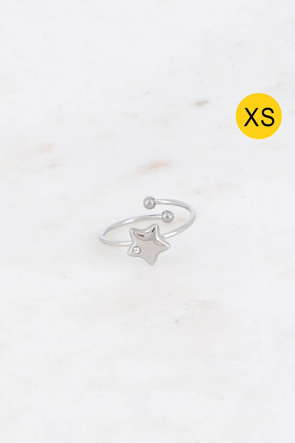 Mayorista Bohm - Anillo XS - óxido de estrella y circonio pequeño