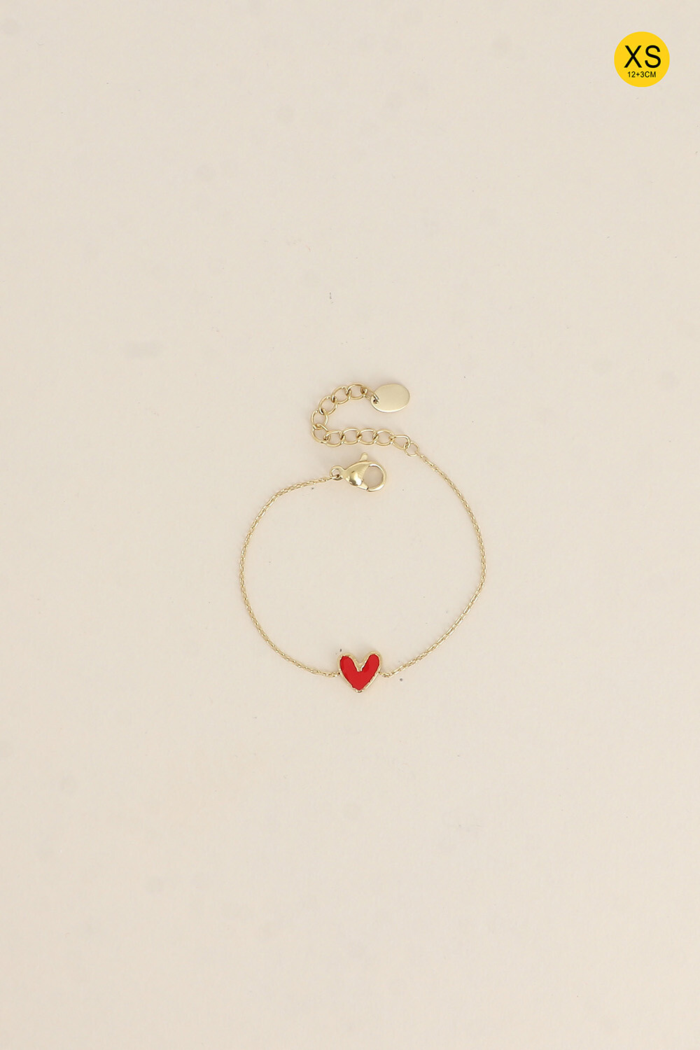 Wholesaler Bohm - XS bracelet - Enamel Heart pendant
