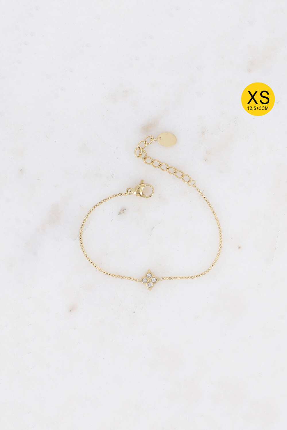 Wholesaler Bohm - XS bracelet - Clover and zirconium oxides