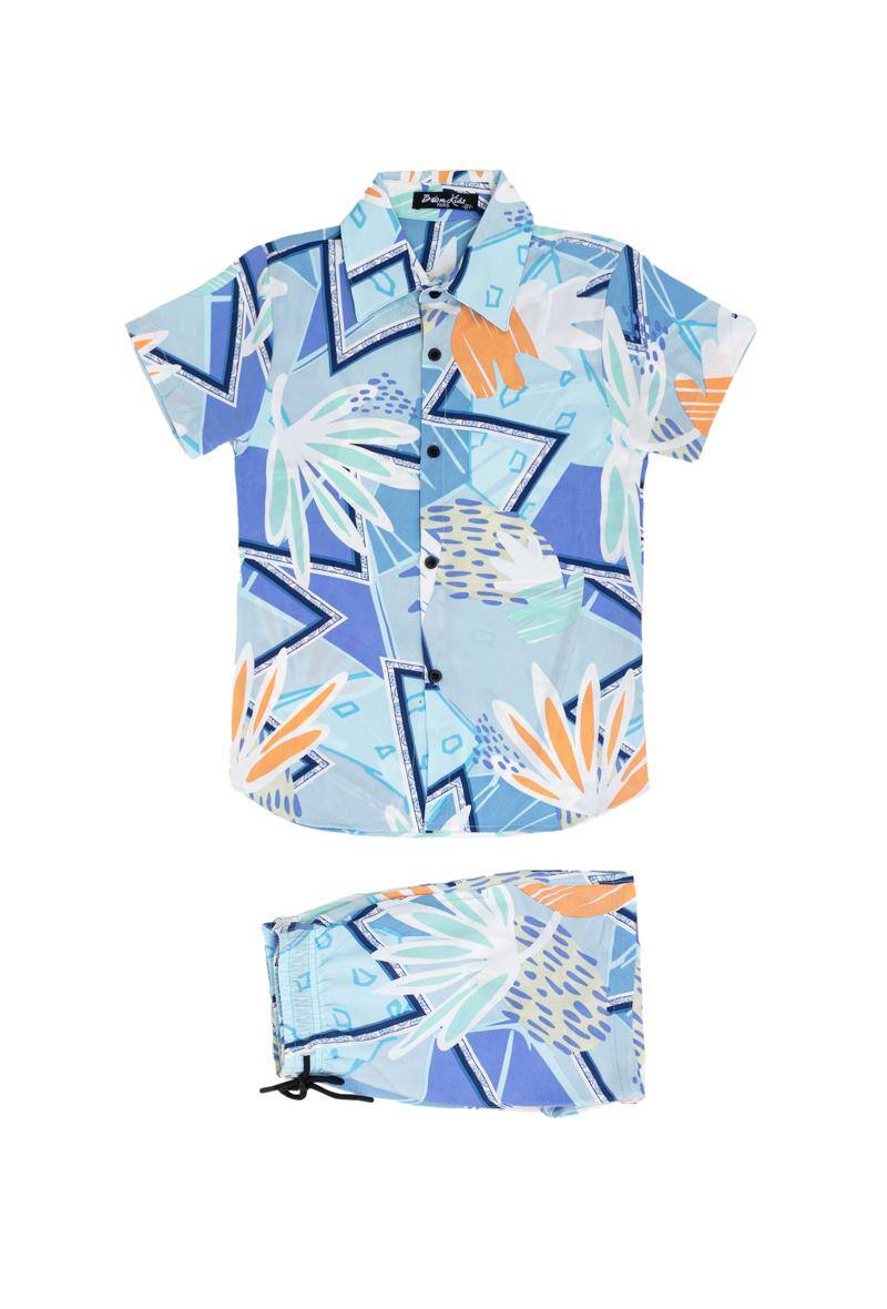 Wholesaler Boomkids - Shirt + short set printed