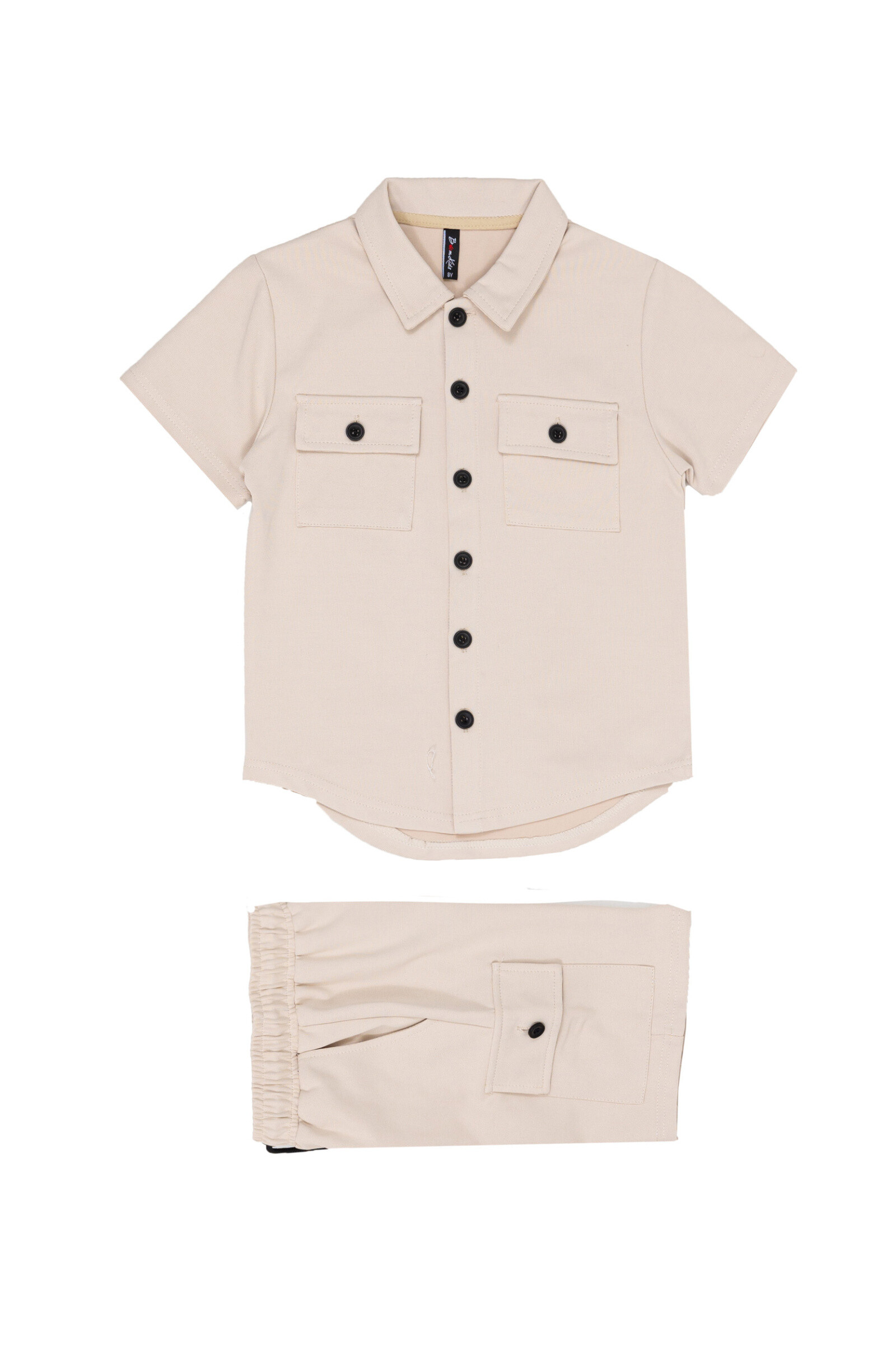 Mayorista Boomkids - Conjunto camiseta estampada + pantalón corto