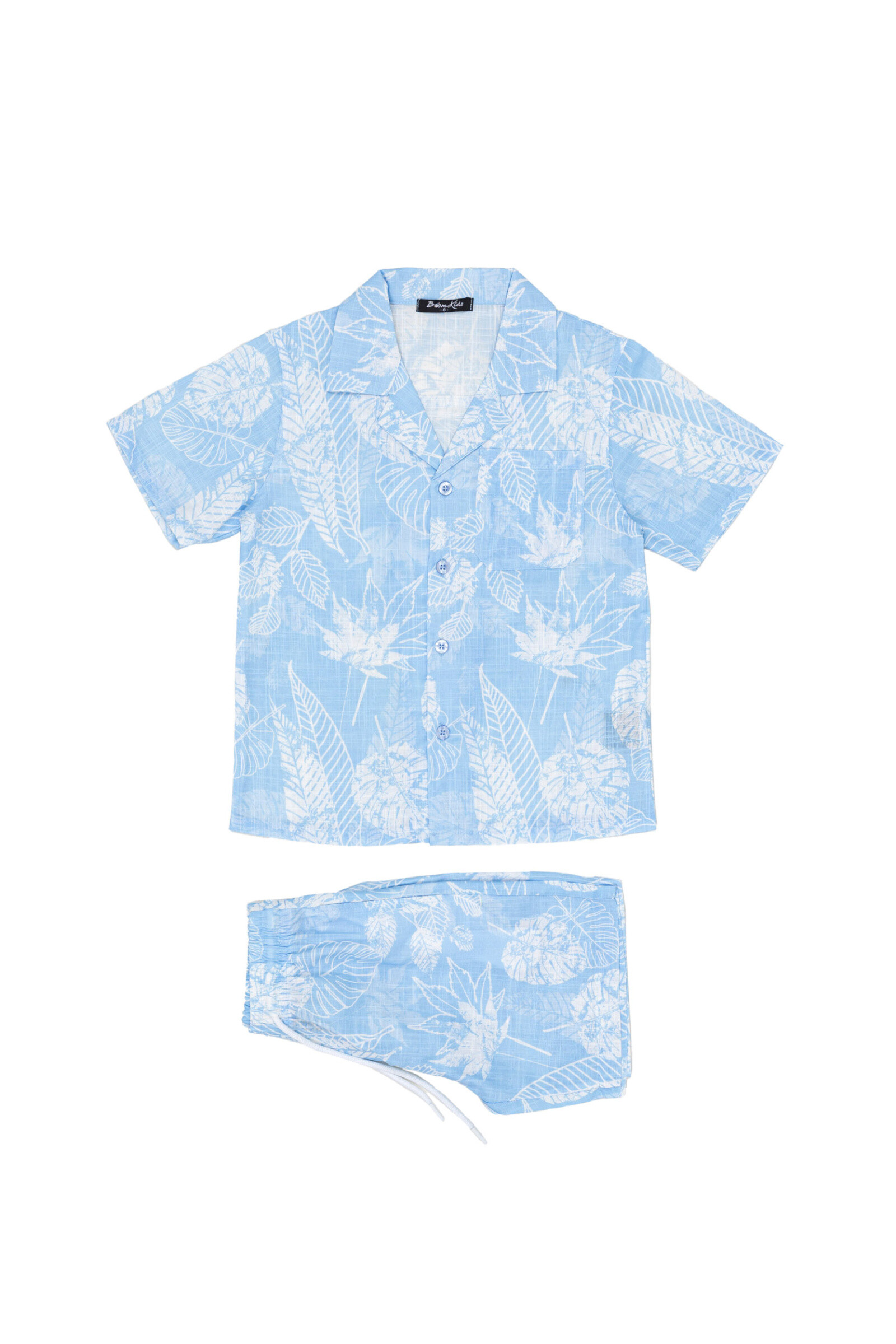 Mayorista Boomkids - Conjunto camiseta estampada + pantalón corto