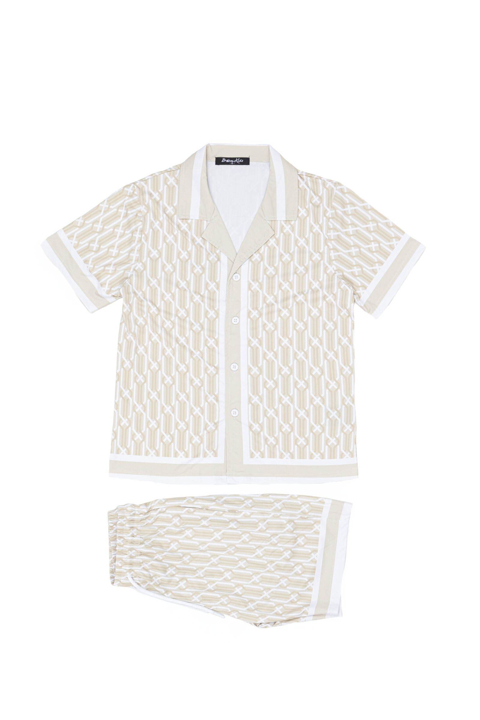 Wholesaler Boomkids - Shirt + short set printed