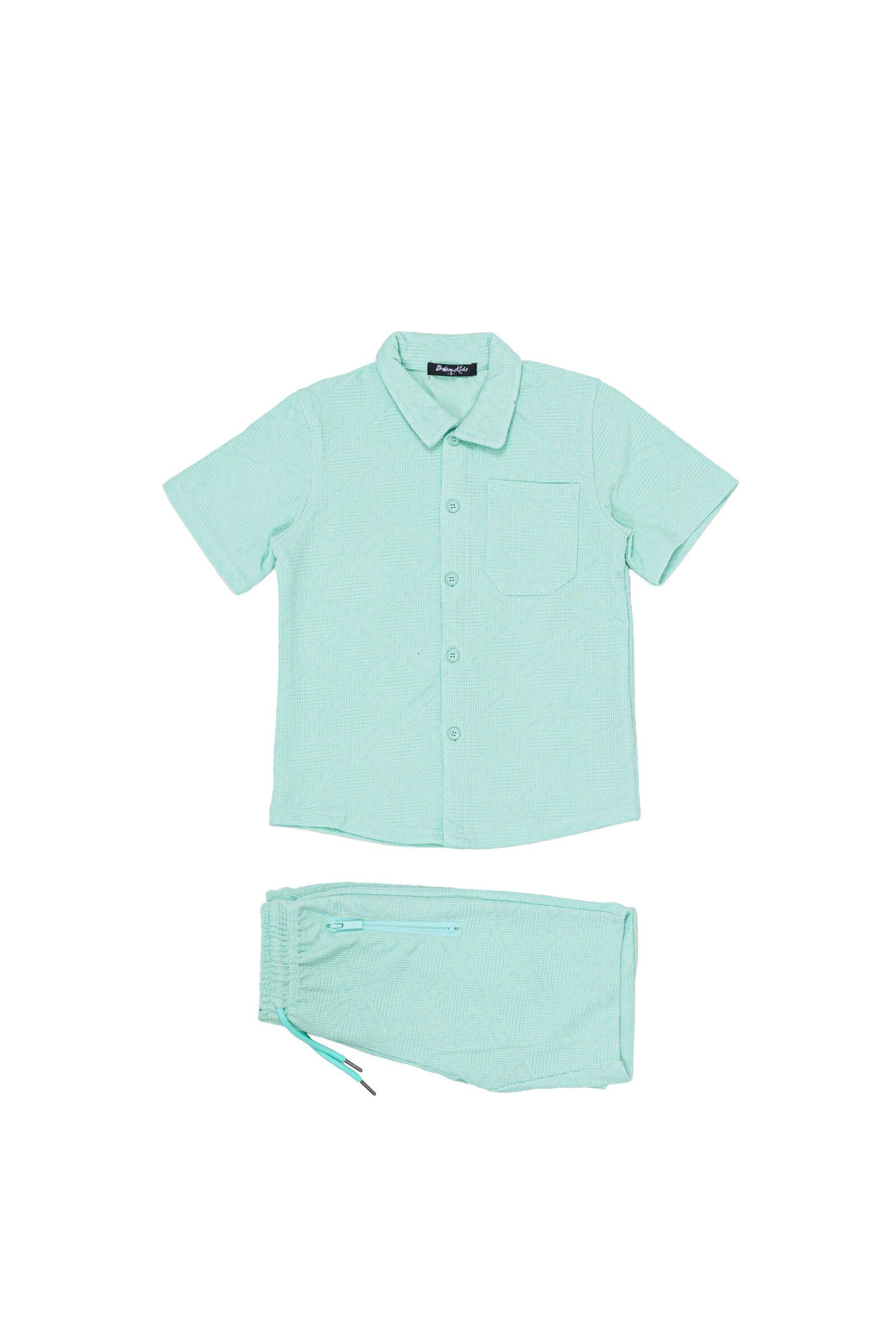 Mayorista Boomkids - Conjunto camiseta estampada + pantalón corto