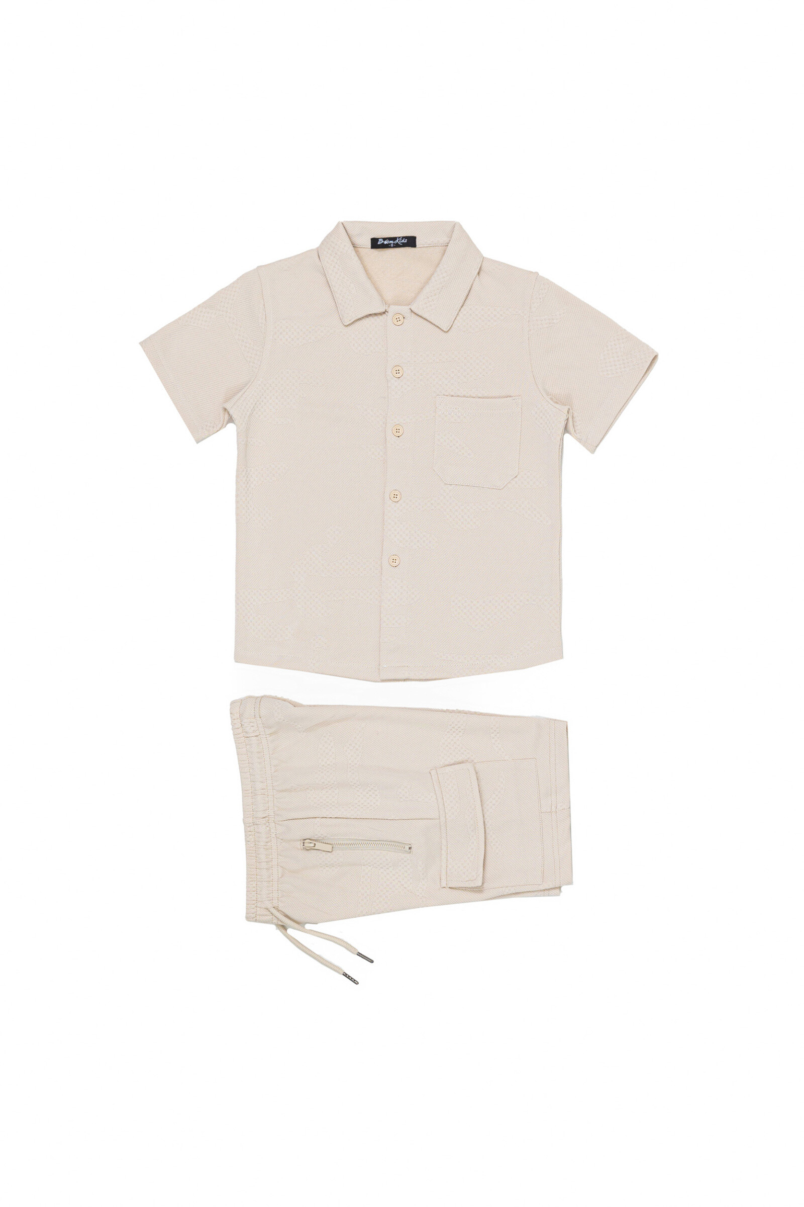 Wholesaler Boomkids - Shirt + short set printed