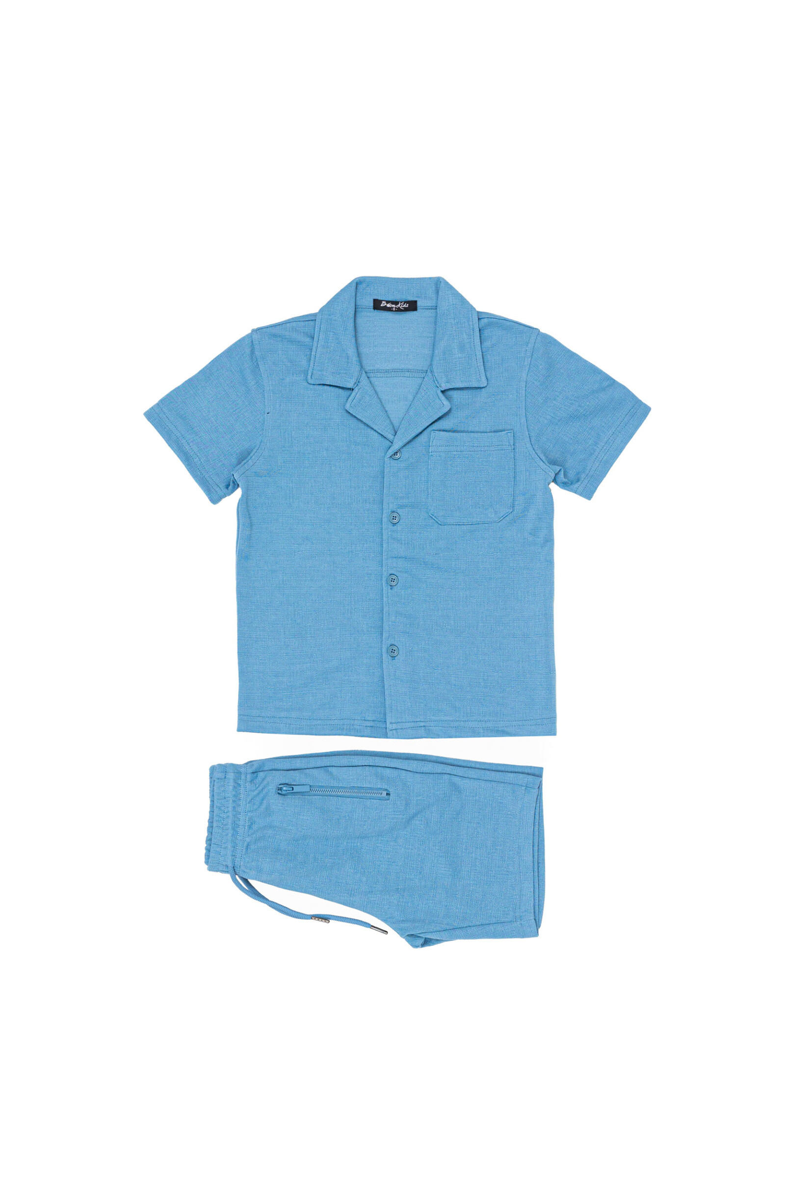 Mayorista Boomkids - Conjunto camiseta estampada + pantalón corto