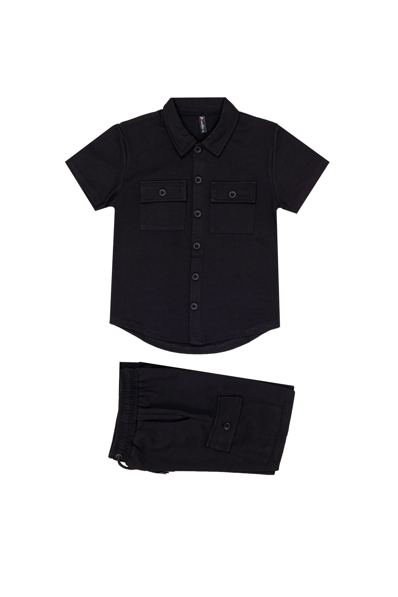 Mayorista Boomkids - Conjunto camiseta estampada + pantalón corto