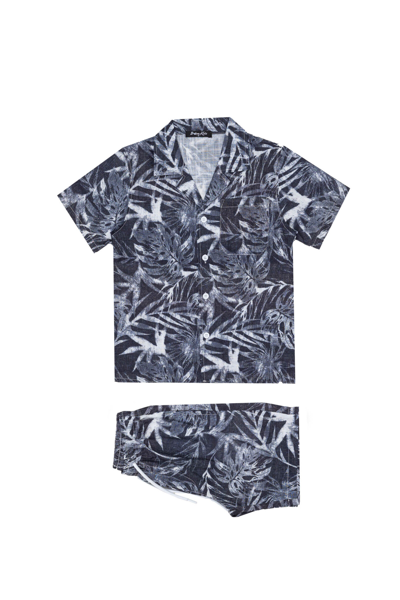 Mayorista Boomkids - Conjunto camiseta estampada + pantalón corto