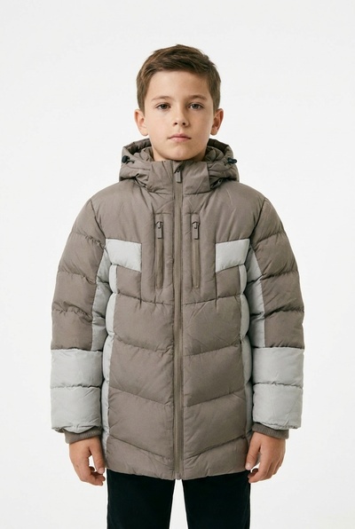 Grossiste Boomkids - doudoune avec capuche Grossiste Boomkids - doudoune avec capuche