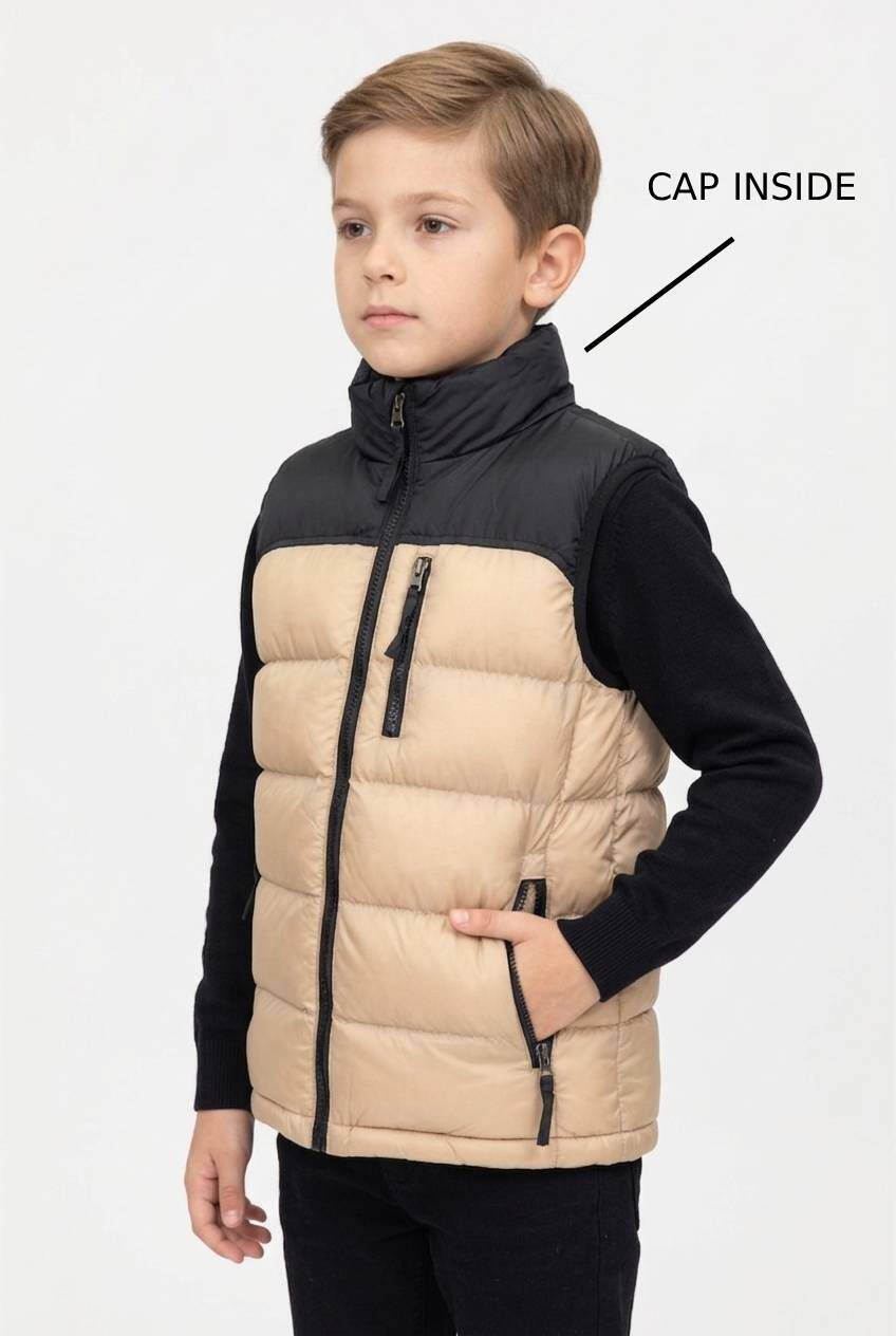 Grossiste Boomkids - Doudoune sans manches enfant KK1669
