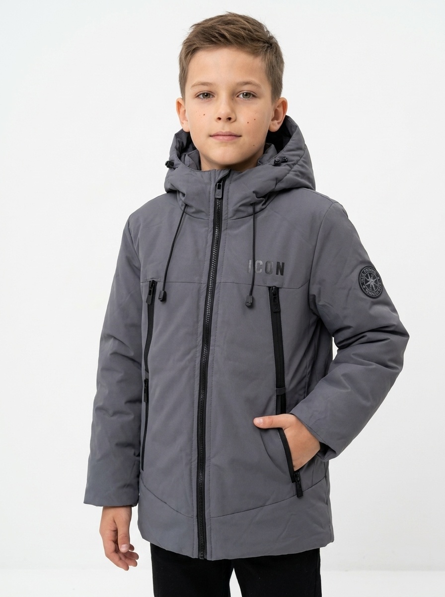 Großhändler Boomkids - Jungen-Daunenjacke mit Fleecefutter
