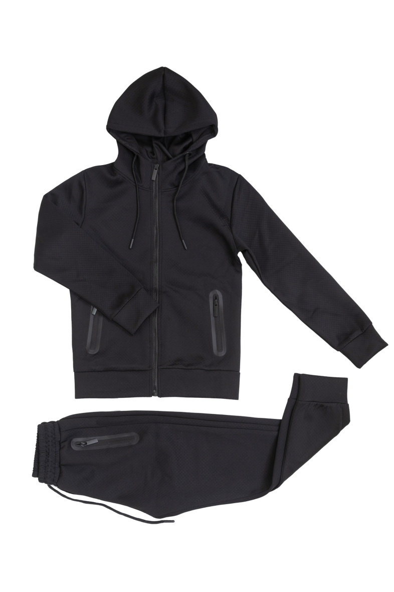 Grossiste Boomkids - Ensemble jogging avec capuche et zip