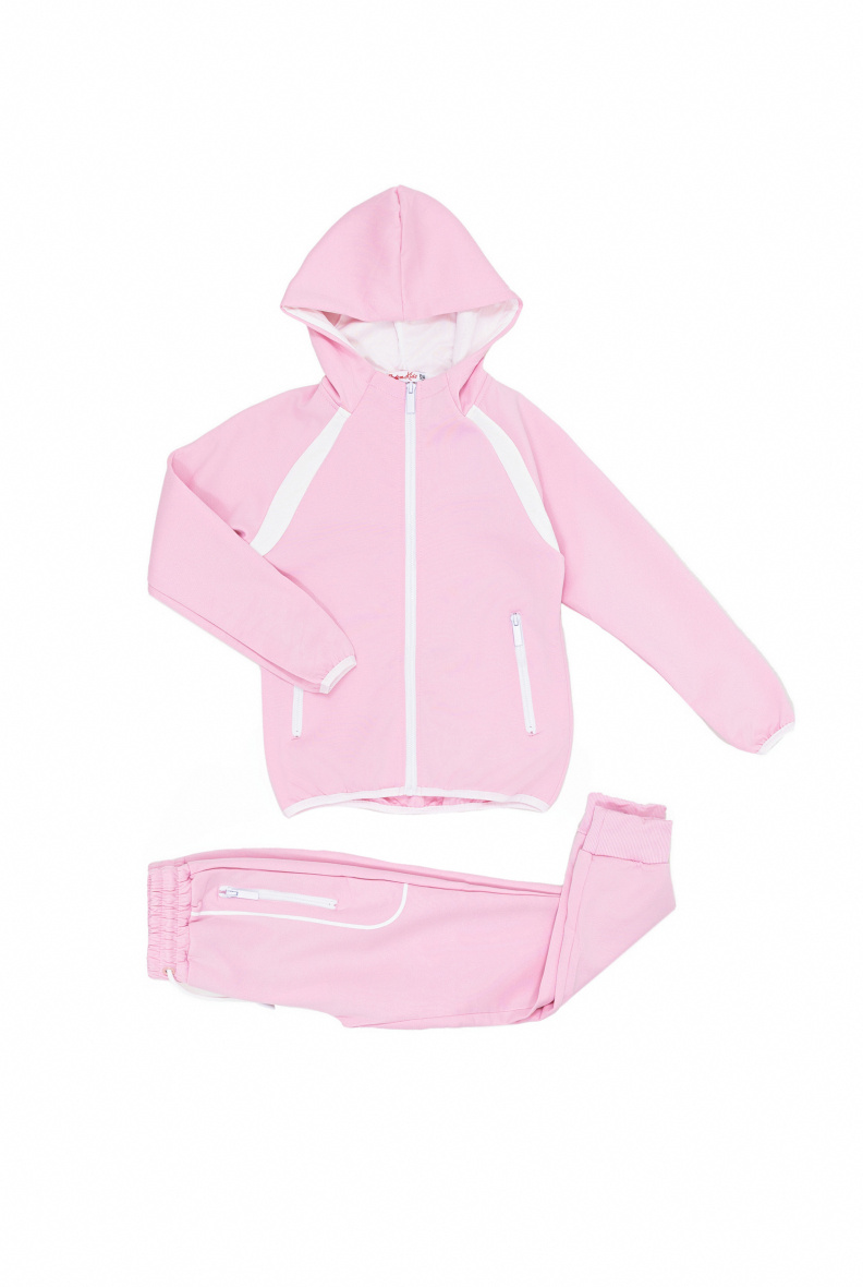 Wholesaler Boomkids - Two-tone jogging set with hood