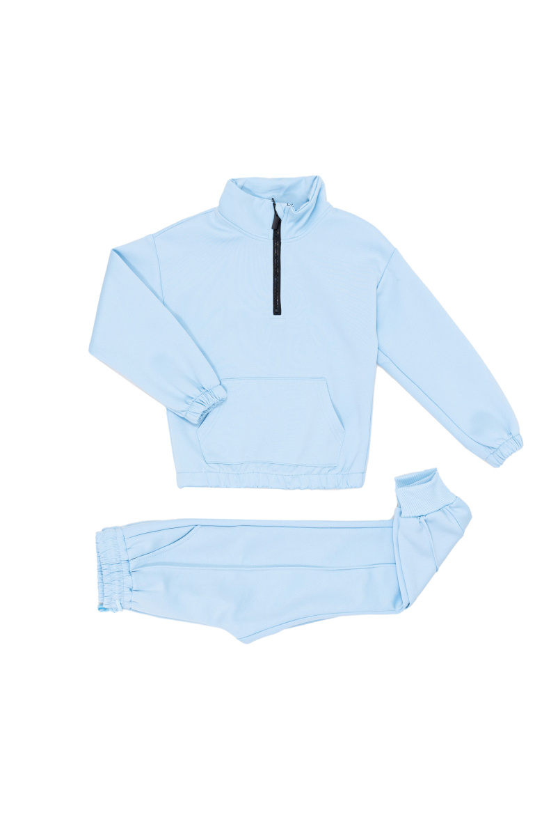 Grossista Boomkids - Tuta da jogging bicolore con cappuccio