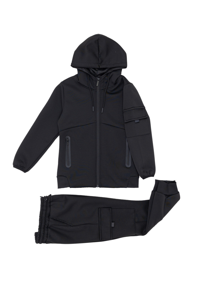 Grossista Boomkids - Tuta da jogging con cappuccio e tasche