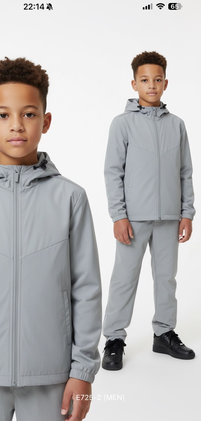 Mayorista Boomkids - Conjunto de chándal infantil con capucha y cremallera