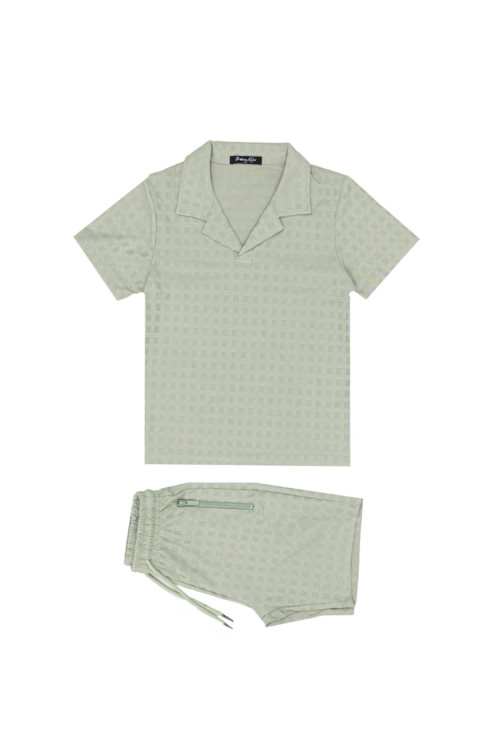 Wholesaler Boomkids - Shirt + short set printed
