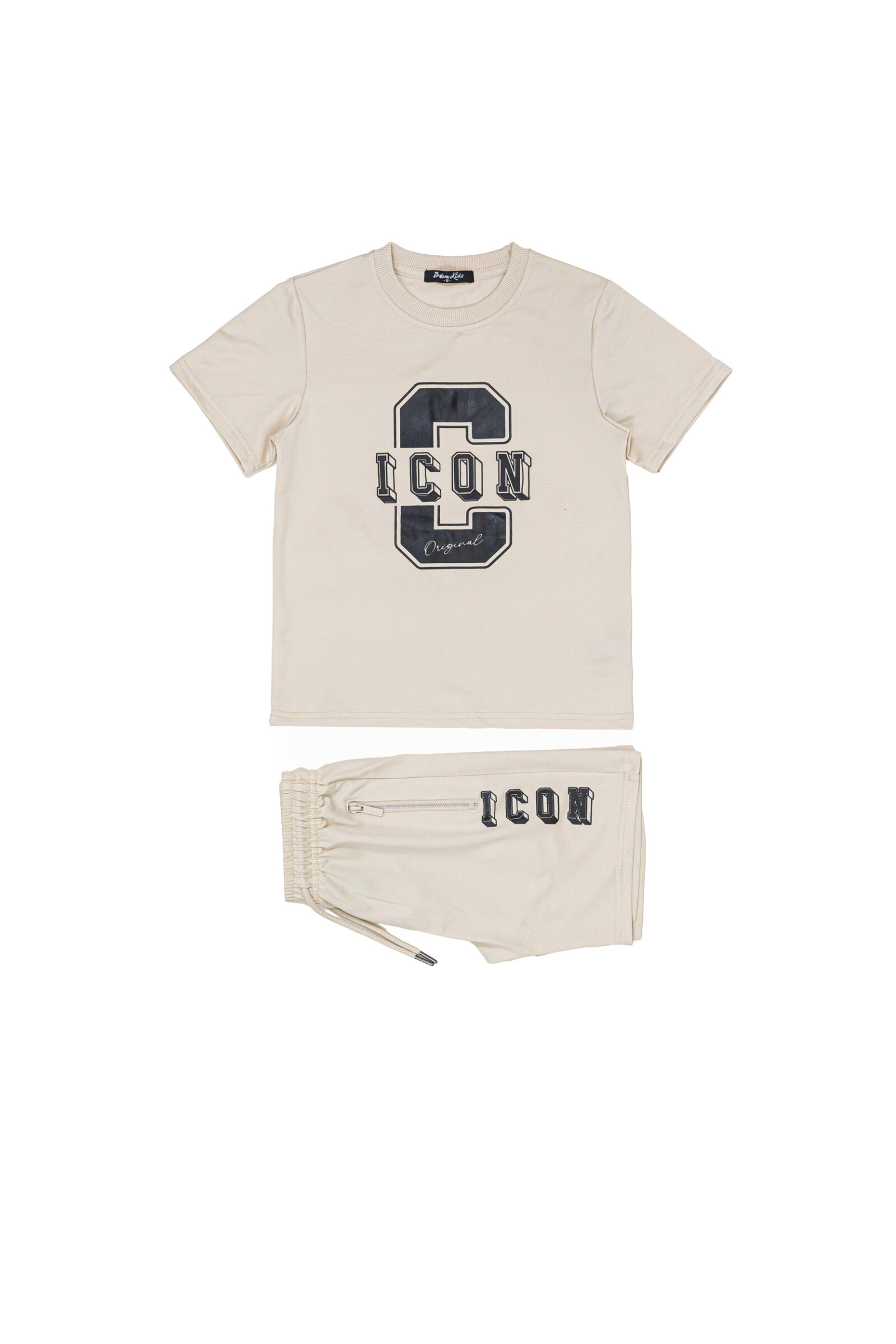 Grossiste Boomkids - Ensemble t-shirt short imprimé