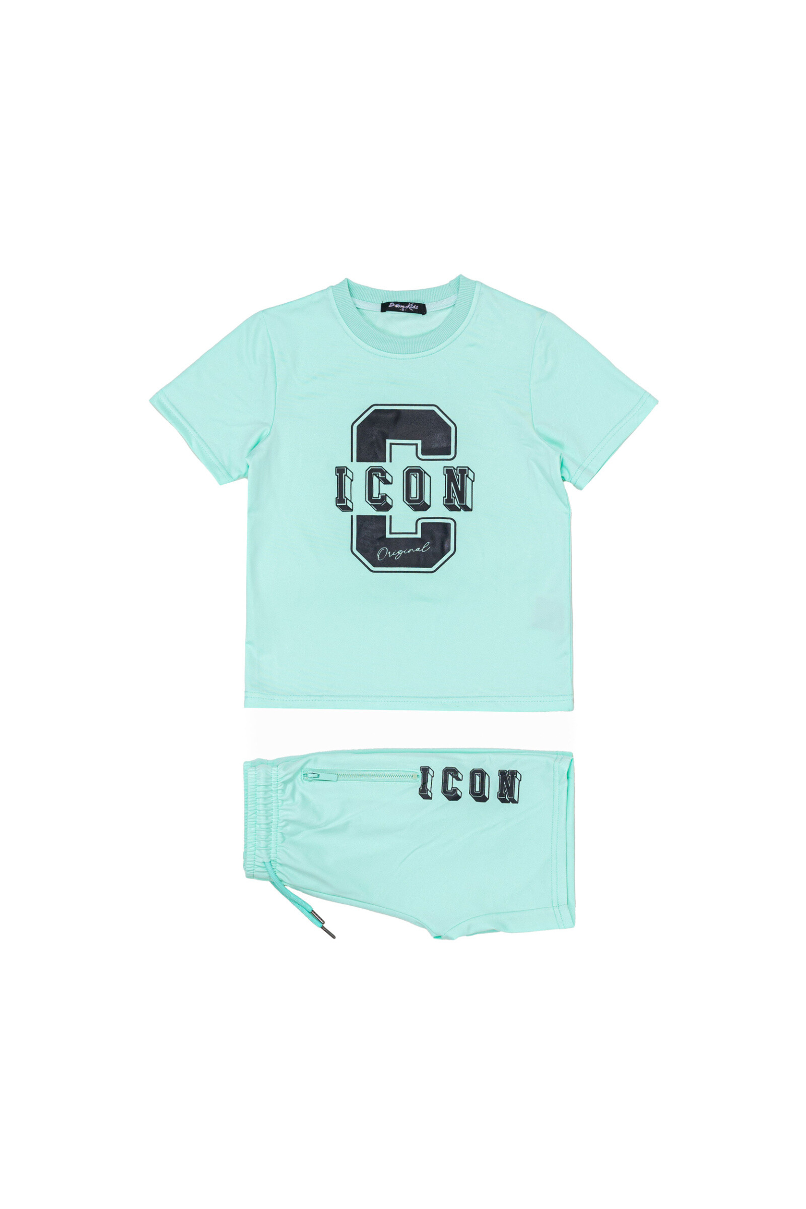 Grossiste Boomkids - Ensemble t-shirt short imprimé