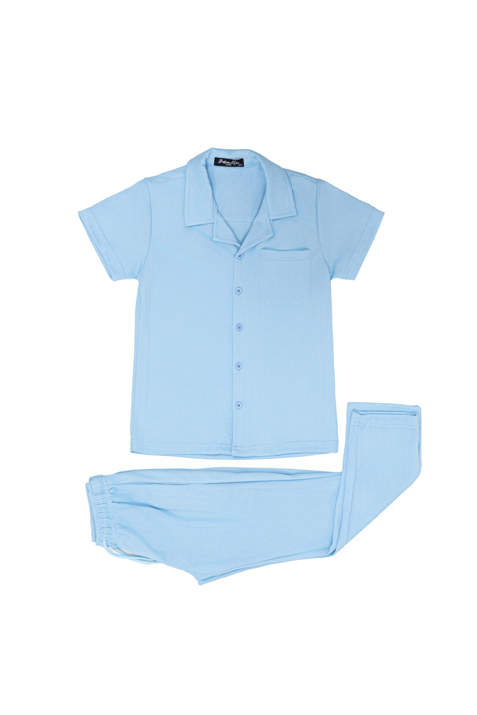 Grossiste Boomkids - Ensemble chemise + short avec motif