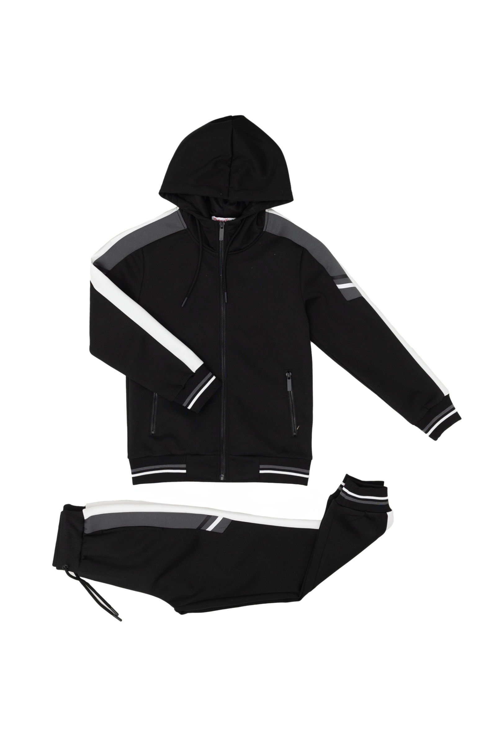 Wholesaler Boomkids - Bi-color children's sweatshirt set