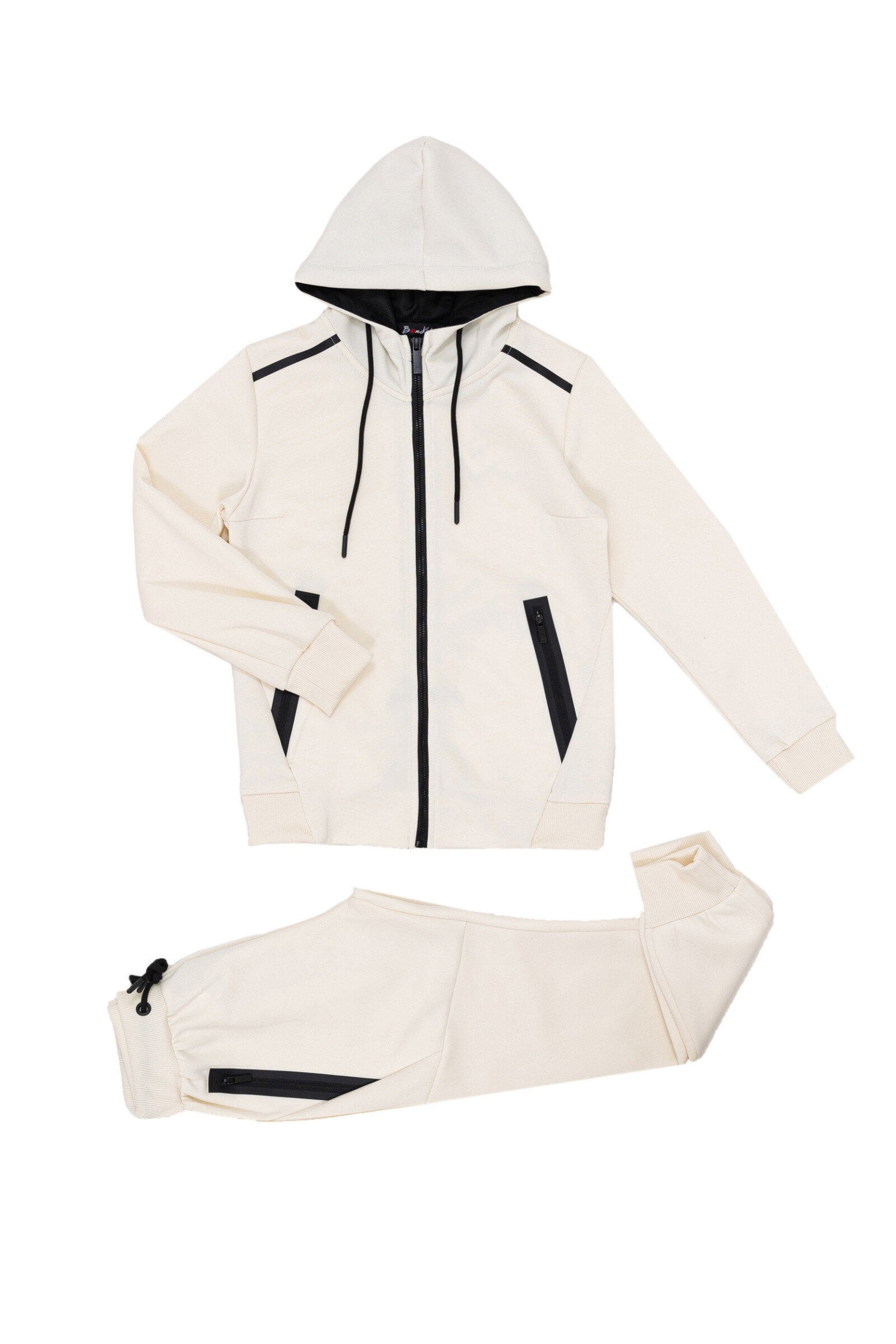 Wholesaler Boomkids - Bi-color children's sweatshirt set