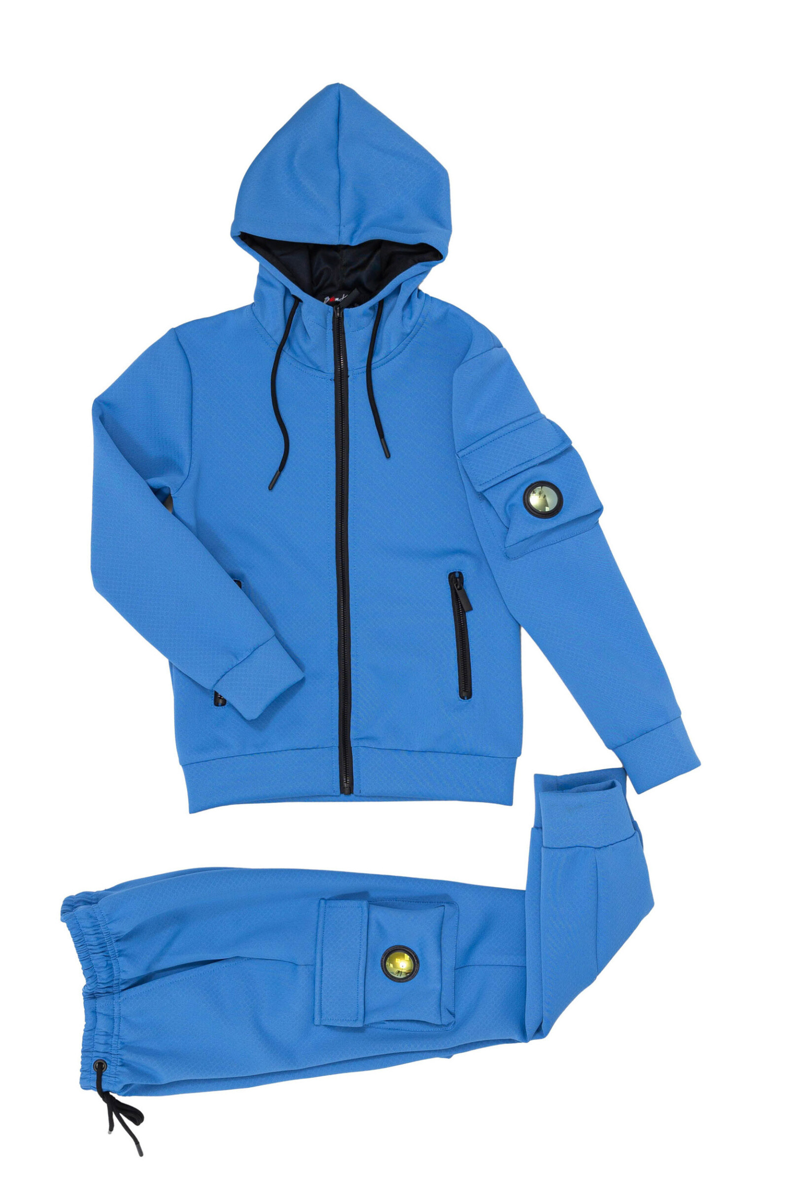 Mayorista Boomkids - Conjunto de jogging infantil con rayas reflectantes.