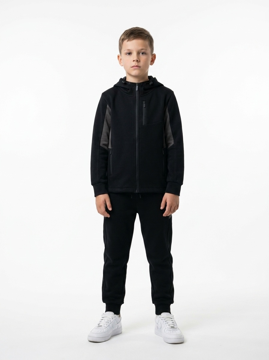 Mayorista Boomkids - Conjunto de jogging con cremallera