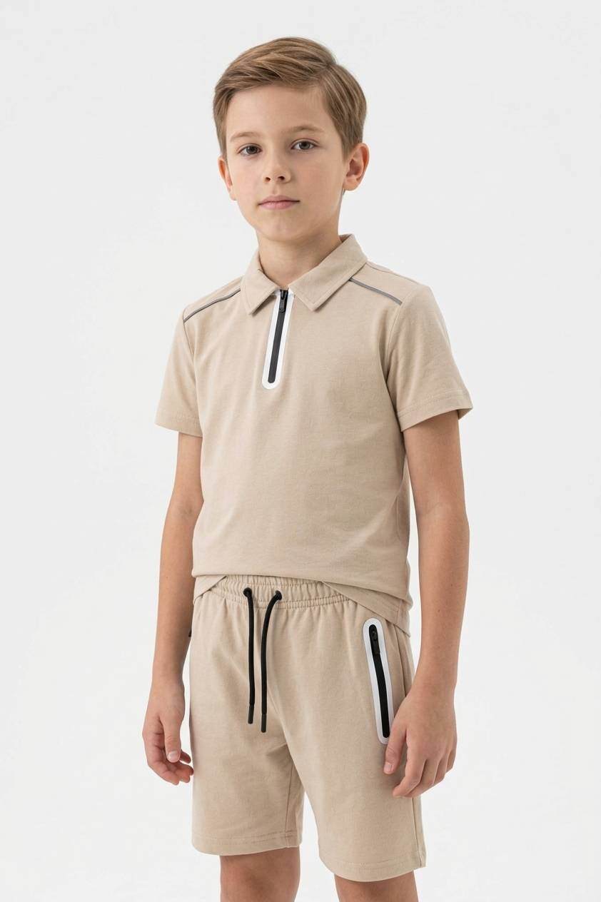 Grossiste Boomkids - Ensemble polo short enfant