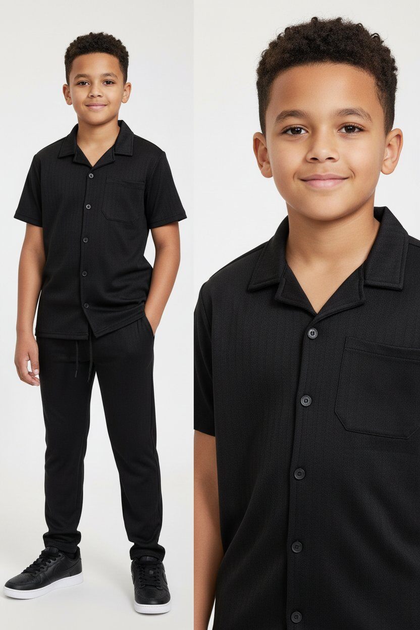 Grossiste Boomkids - Ensemble chemise pantalon enfant