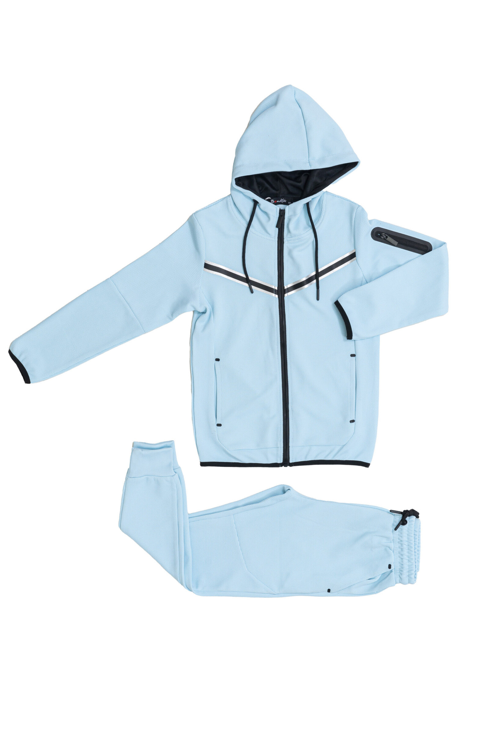 Grossiste Boomkids - Ensemble jogging enfant avec capuche et zip