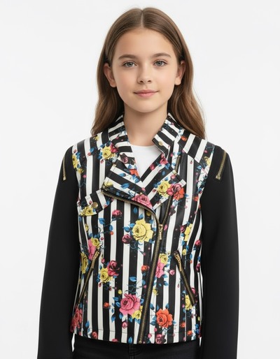 Grossiste Boomkids - Veste à fleur enfant Grossiste Boomkids - Veste à fleur enfant