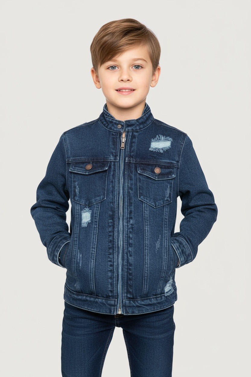 Grossiste Boomkids - Veste en jean enfant