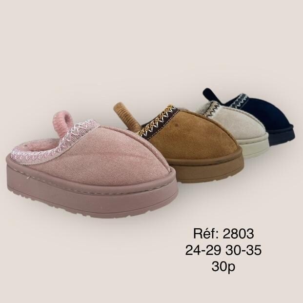 Grossiste C&C Chaussures - Chausson enfant à semelle compensé