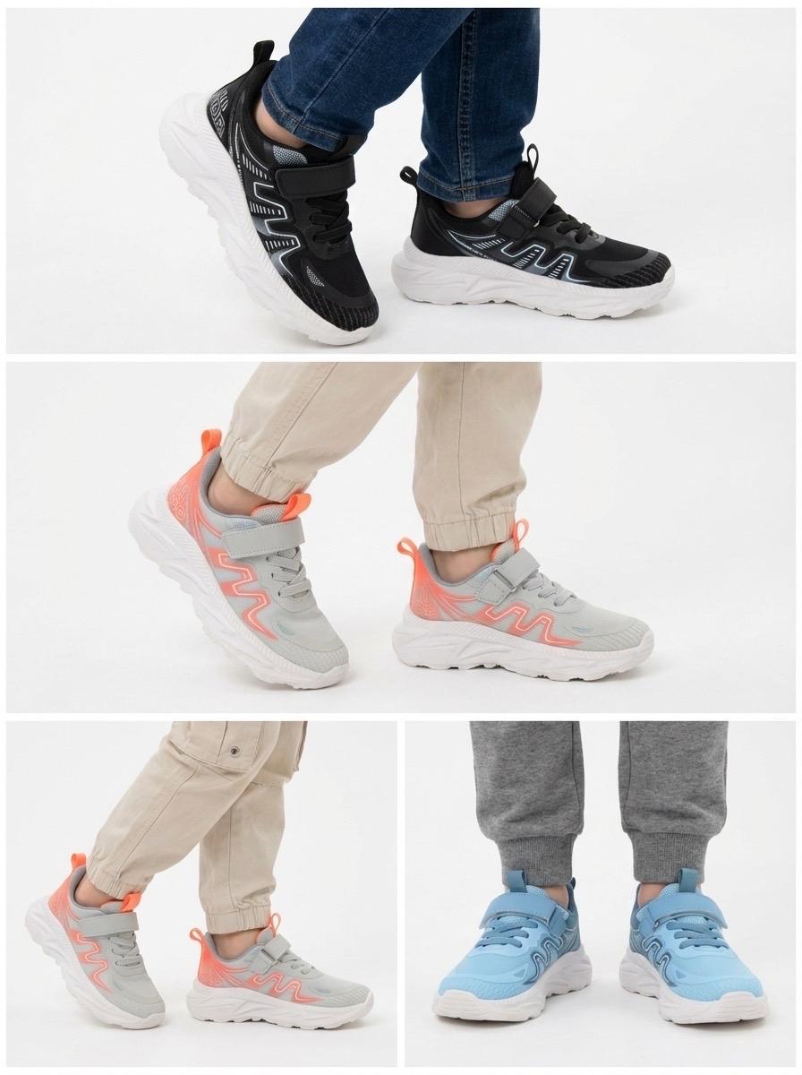 Grossiste C&C Chaussures - Baskets enfant mix fille et garçon à scratch Grossiste C&C Chaussures - Baskets enfant mix fille et garçon à scratch